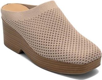 Aerosoles Colombo Mesh Platform Clog in Dune Open Knit at Nordstrom, Size 10.5