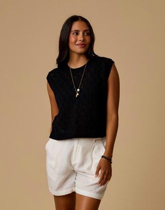 Carve Designs Fox Sweater in Black at Nordstrom, Size Xx-Small