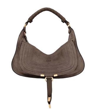 Chlo&eacute; Dark Brown Marcie Small Shoulder Bag