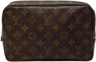 Louis Vuitton Pre-owned Clutches, female, Brown, Size: ONE SIZE Pre-owned Trousse Toilette