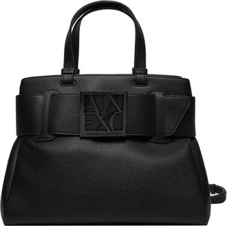 A|X Armani Exchange Shopper Bag - Dames - Shoppers - Zwart - ONE Size - Leer - Tassen