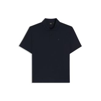 BOSS Cotton polo shirt with Double B monogram