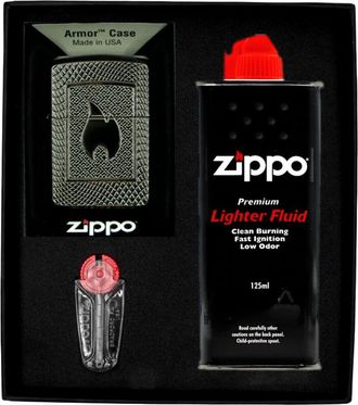 OEM Encendedor Zippo Dise&ntilde;o De Patr&oacute;n 2 Juego De Regalo N.&deg; 1