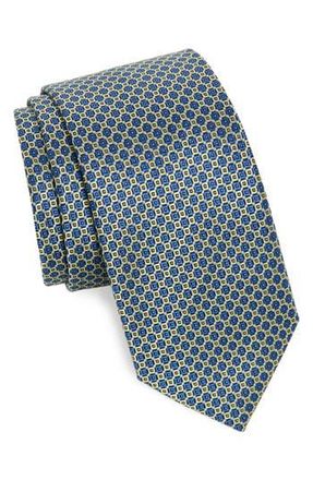 Tommy Hilfiger Braga Geometric Tie in Yellow at Nordstrom Rack