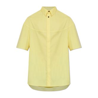 Jacquemus Short Sleeve Shirts, male, Yellow, Size: XS Atelier Shirt