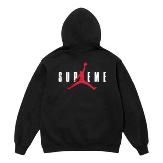 Nike Jordan Air Jordan x Supreme Hooded Sweatshirt Black HF0836-010