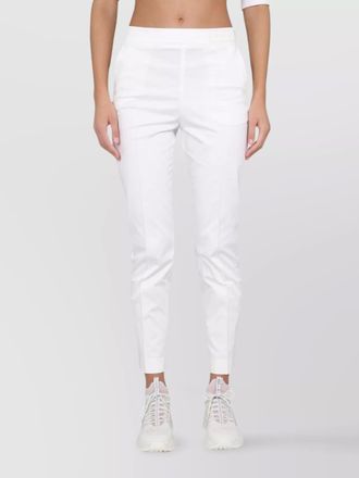 Moncler logo trousers with ankle length design