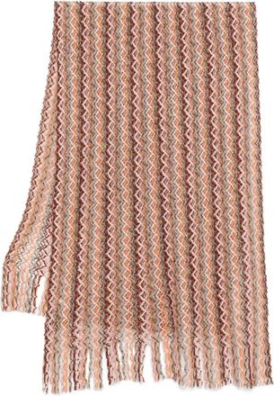 Missoni Sciarpa con frange - Arancione