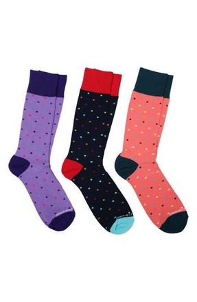 Unsimply Stitched 3-Pack Crew Socks in Blue Multi at Nordstrom Rack