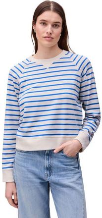 Richer Poorer Inc. The Heavy Pima Sweatshirt in Pop Blue Stripe at Nordstrom, Size X-Large