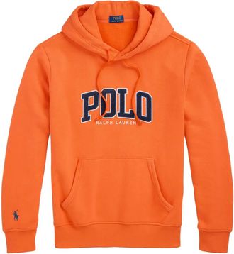 Polo Ralph Lauren Felpa con logo floccato - Arancione