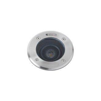 Netlighting Geiser Integrated LED Recessed Outdoor Ground Light 3000K IP67 in Grey
