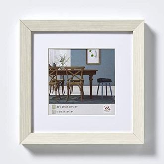 Walther Design Design Ef220w Fiorito, Marco De Madera 20x20 Cm, Blanco