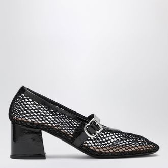 Alaia Black mesh Mary Jane 55 pumps