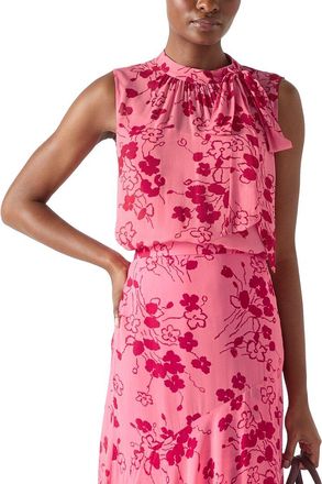 L.k. Bennett Lk Bennett Rhoda Woven Top