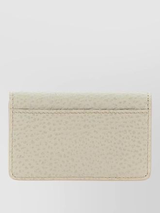 Maison Margiela four stitches card holder textured finish
