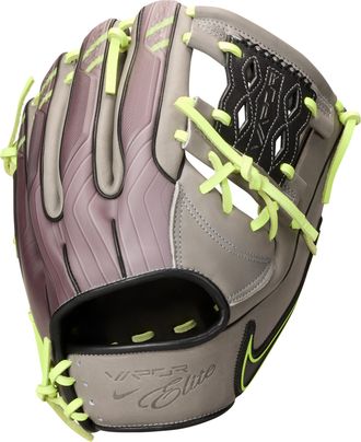 Nike Vapor Elite Baseball Infield Snake Eyes Web Fielding Glove - Right Hand Throw in Grey | N1013069-070