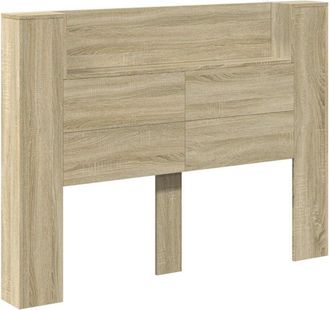 vidaXL Cabecero Con Estante Roble Sonoma 140 X 16,5 X 103,5 Cm Vidaxl