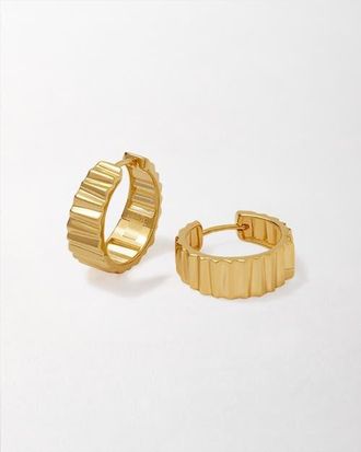 Edge of Ember Flare Hoop Earrings at Nordstrom
