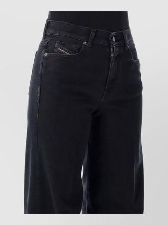 Diesel denim regular-rise flared jeans