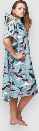 After Sketchbook Surf Poncho blau