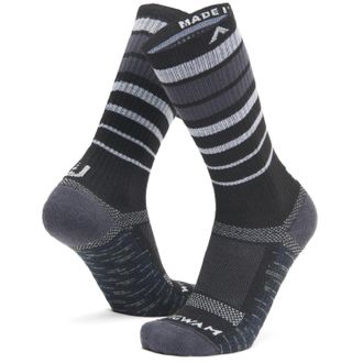 Wigwam Ultra Cool-Lite Striped Crew Socks Black XL