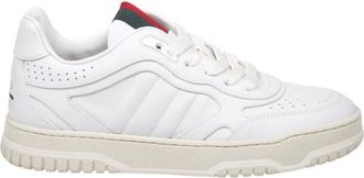 Gucci Schoenen, Dames, Wit, 37 EU, Leer, Grote Witte Sneaker