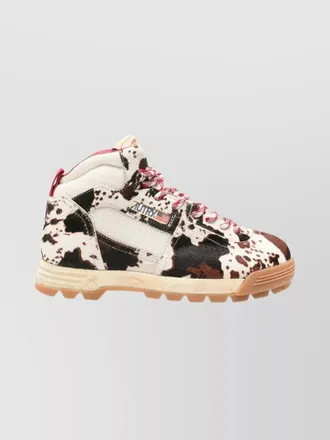 Autry high-top patterned ankle length boots
