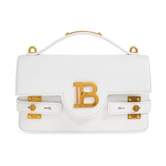 Balmain Handbags, female, White, Size: ONE SIZE B-Buzz 24 Handbag