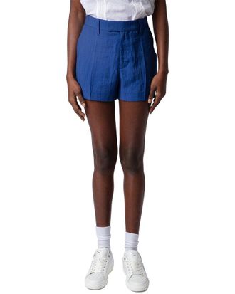 Zadig&Voltaire Please Tailleur Lin Linen-Blend Short