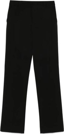 Moschino Pantalone - Dames - Straight fit broeken - Zwart - M - Broeken