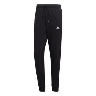 adidas Mens adidas Sl Dk Pt Logo Embroidered Bundle Feet Sports Pants/Trousers/Joggers Black HB5083