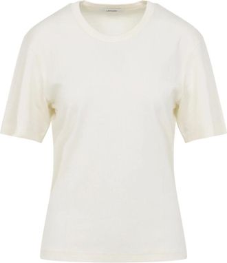 Christophe Lemaire T-Shirts, female, Beige, M, Rib T-Shirt