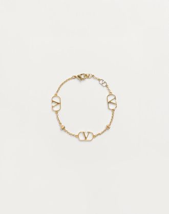 Valentino Garavani Bracciale VLogo Signature In Metallo Donna ORO M