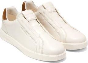 Cole Haan Grand Crosscourt Luxe Slip-On Sneaker in Ivory Leather/Tobacco Suede at Nordstrom Rack, Size 6.5