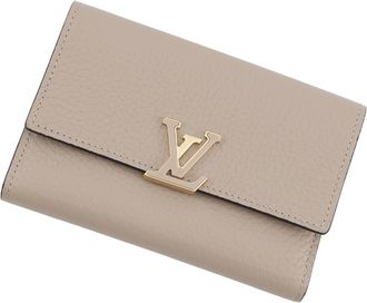 Louis Vuitton Galle Leather Wallet (Tri-Fold) (Pre-Owned)