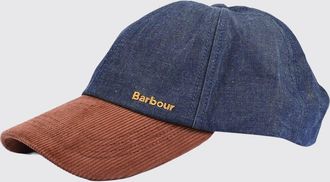 Barbour Cappello in denim di cotone e velluto a coste