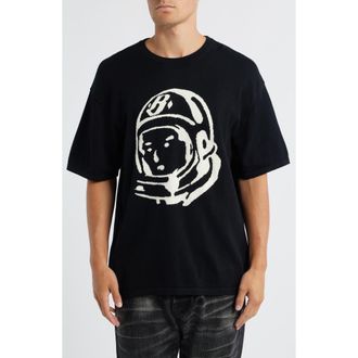 Billionaire Boys Club BB Helmet Head Cotton Graphic Sweater Tee in Black at Nordstrom Rack, Size Xxx-Large