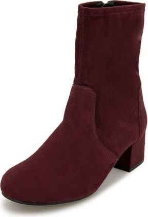 Kenneth Cole Reaction Road Stretch Bootie in Burgandy at Nordstrom Rack, Size 8.5
