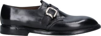 Premiata Black King Adjustable Buckle Leather Moccasins