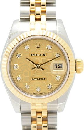 Rolex Datejust Stainless Steel yellow gold (18K) Wristwatch (Pre-Owned)