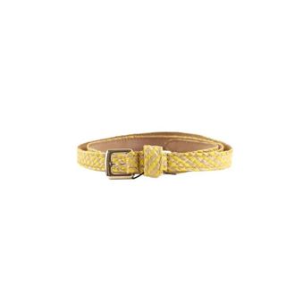 Dolce & Gabbana Pre-owned Leather Belt - female - Dolce & Gabbana Pre-owned - Vintage Belts - Yellow - ONE SIZE - Pre-owned
