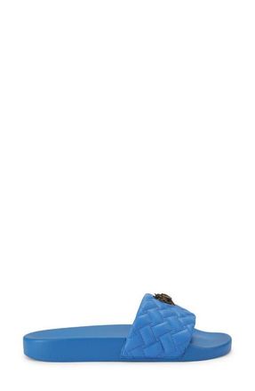 Kurt Geiger Meena Eagle Glitter Slide Sandal in Blue at Nordstrom, Size 8.5Us