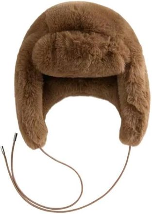 Woolrich Cappello Arctic in Finta Pelliccia - - Accessories - Donna - Marrone - M
