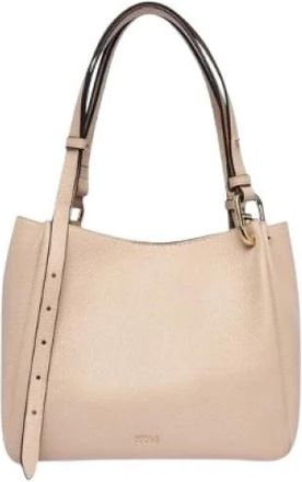 Furla Nuvola M Tote - Dames - Schoudertassen - Beige - ONE Size - Leer - Tassen