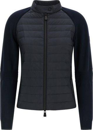 Moncler Blue Padded Cardigan