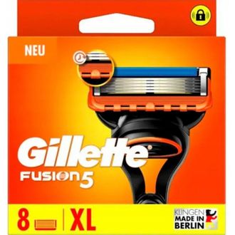 Gillette Cuchillas De Repuesto Para Afeitadora Gillette Fusion5 (8 Unidades) Originales