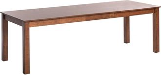 Beliani Mesa de comedor de derivado de madera 10 personas l160 240
