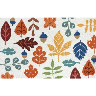 R16 Home Fall Toss Icon Doormat in Cream Multi at Nordstrom Rack, Size 24X36 Ft
