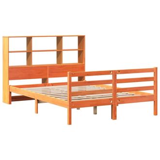 Berkfield Home Decorative Bookcase Bed without Mattress Wax Brown 160x200 cm Sol